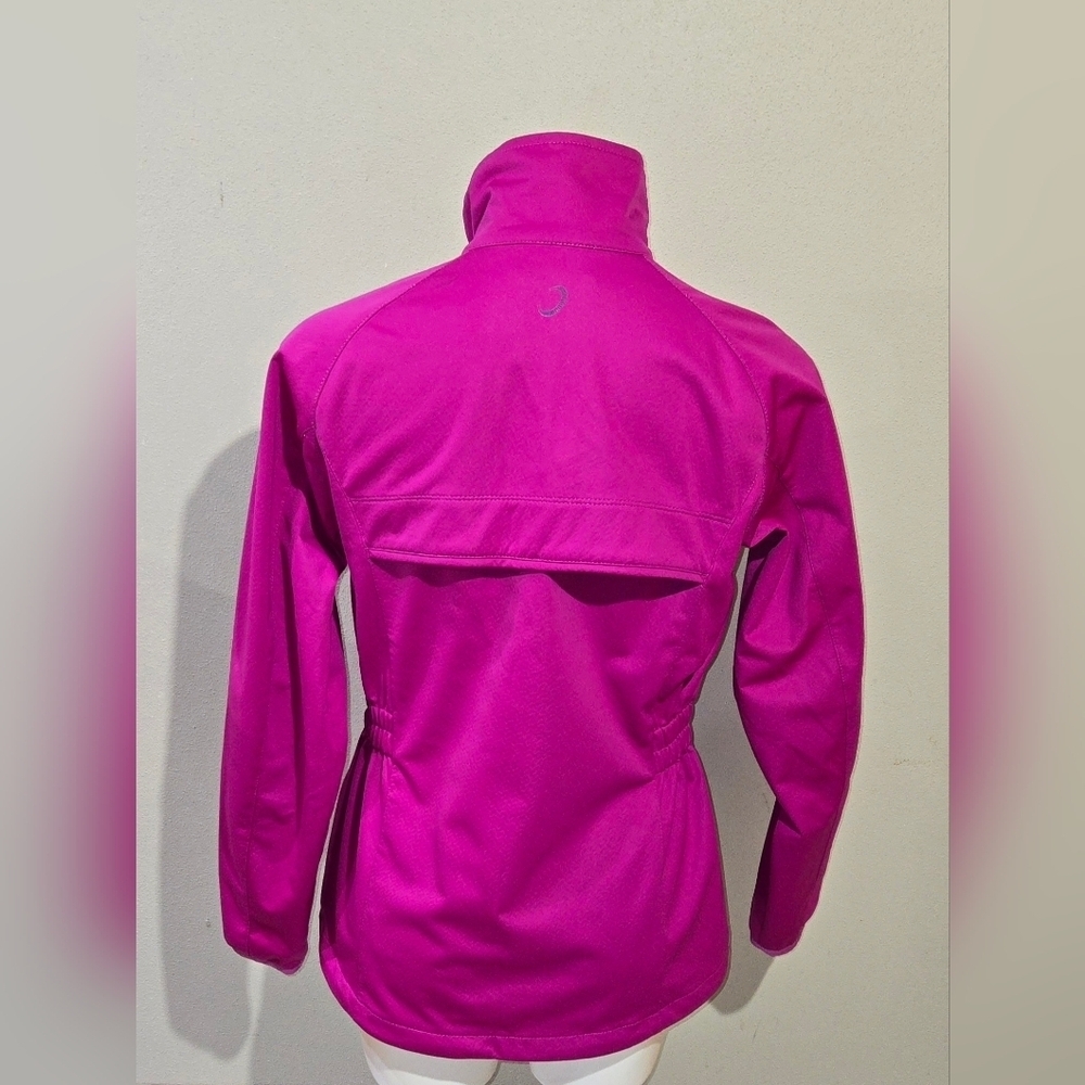 Zero Restriction Tour Series Golf Jacket Women M Pink Full Zip Soft Shell Vented - Picture 3 of 6